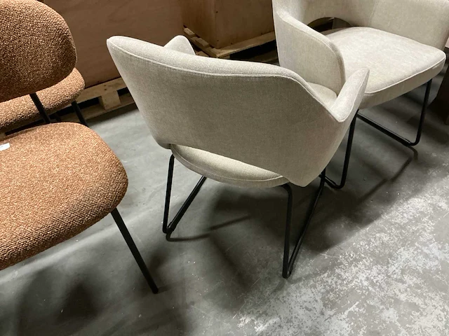 Eetkamerstoel zithoogte 46cm (2x) - afbeelding 2 van  2