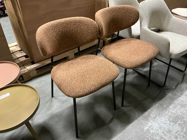 Eetkamerstoel zithoogte 48cm (2x) - afbeelding 1 van  2