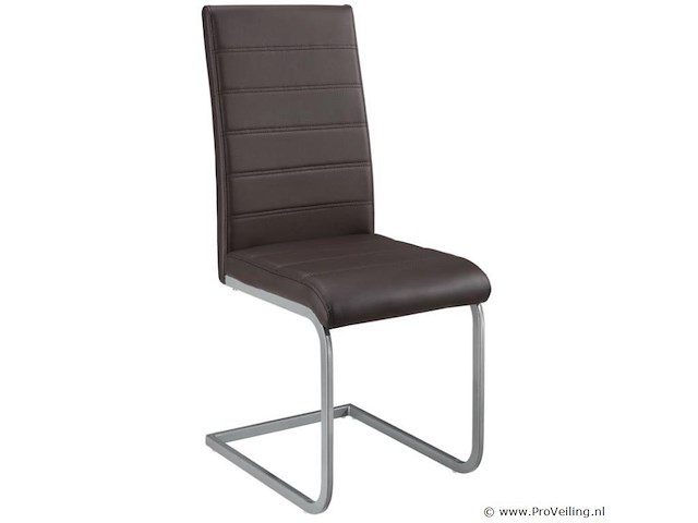 Eetkamerstoelen 4-delig vegas bruin - afbeelding 4 van  10