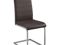 Eetkamerstoelen 4-delig vegas bruin - afbeelding 4 van  10