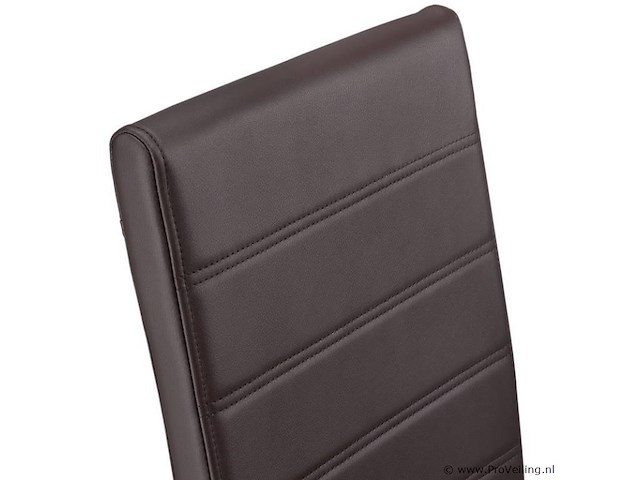 Eetkamerstoelen 4-delig vegas bruin - afbeelding 9 van  10