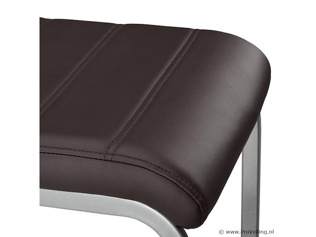 Eetkamerstoelen 4-delig vegas bruin - afbeelding 10 van  10