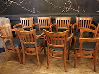 Eetkamerstoelen met armleuning - 8 stuks - afbeelding 1 van  5