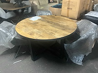Eetkamertafel 130cm rond - afbeelding 1 van  4