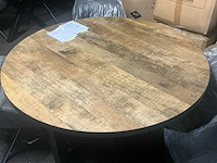 Eetkamertafel 130cm rond - afbeelding 2 van  4
