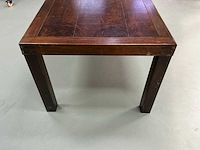 Eetkamertafel 190x100x77,5 cm en stoelen 54x44x100 cm (7x) - afbeelding 4 van  12