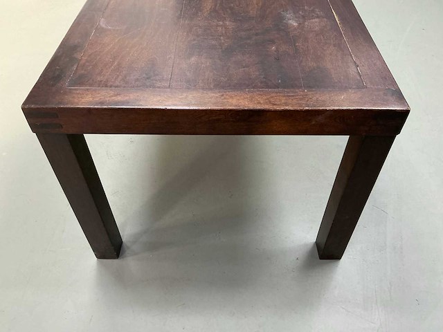 Eetkamertafel 190x100x77,5 cm en stoelen 54x44x100 cm (7x) - afbeelding 5 van  12