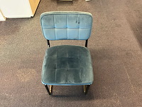 Eetkamertafel 200x90x77 cm en zes eetkamerstoelen - afbeelding 4 van  6