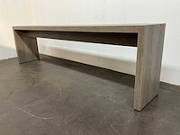 Eetkamertafel 200x91x75 cm met banken - afbeelding 3 van  12