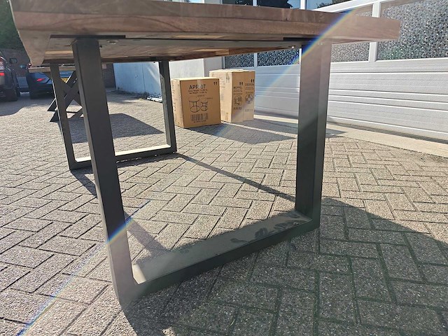 Eetkamertafel 220 cm u poot - afbeelding 4 van  12