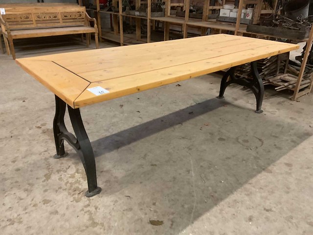 Eetkamertafel 240x95cm - afbeelding 1 van  7