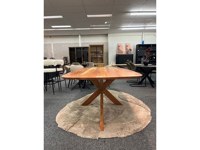 Eetkamertafel accacia lissabon 240cm - afbeelding 5 van  8