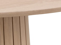 Eetkamertafel, actona, cristo, veneer oak, lacquered - afbeelding 3 van  8