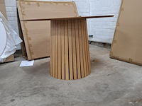 Eetkamertafel, actona, cristo, veneer oak, lacquered - afbeelding 7 van  8