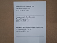 Eetkamertafel, actona, heaven, top wild oak veneer - afbeelding 7 van  8