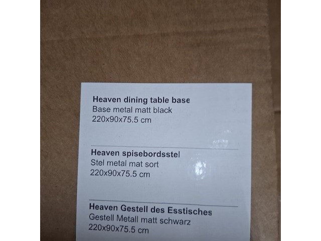 Eetkamertafel, actona, heaven, top wild oak veneer - afbeelding 7 van  9