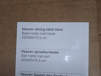 Eetkamertafel, actona, heaven, top wild oak veneer - afbeelding 7 van  9