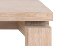 Eetkamertafel, actona, linley dining table, top white pigmented oiled oak veneer, base white pigmented oiled oak - afbeelding 3 van  6