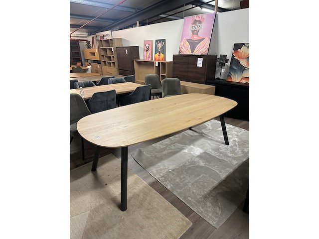 Eetkamertafel alex 240cm, xooon, naturel - afbeelding 2 van  4