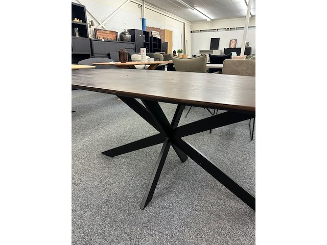 Eetkamertafel alexandra 200cm, mango, japandi - afbeelding 2 van  9