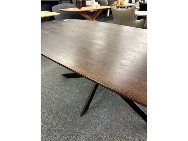 Eetkamertafel alexandra 200cm, mango, japandi - afbeelding 3 van  9