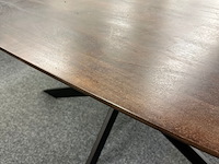 Eetkamertafel alexandra 200cm, mango, japandi - afbeelding 3 van  9