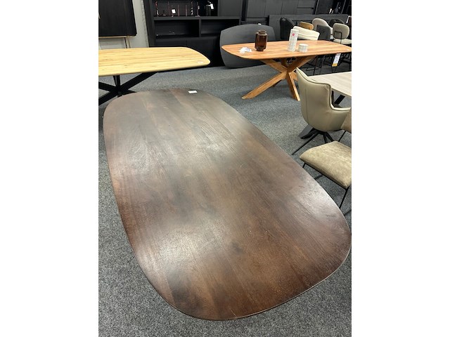 Eetkamertafel alexandra 200cm, mango, japandi - afbeelding 4 van  9
