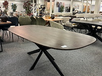 Eetkamertafel alexandra 200cm, mango, japandi - afbeelding 6 van  9