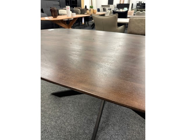 Eetkamertafel alexandra 200cm, mango, japandi - afbeelding 8 van  9