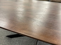 Eetkamertafel alexandra 200cm, mango, japandi - afbeelding 8 van  9