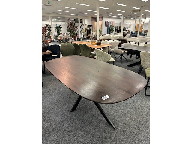 Eetkamertafel alexandra 200cm, mango, japandi - afbeelding 9 van  9