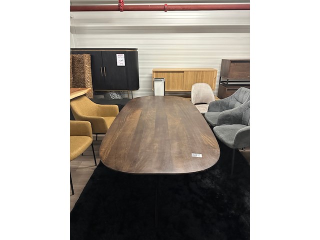 Eetkamertafel alexandra 200cm, mango, japandi - afbeelding 1 van  6