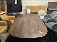 Eetkamertafel alexandra 200cm, mango, japandi - afbeelding 1 van  6