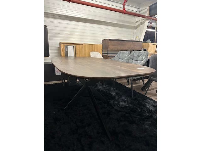 Eetkamertafel alexandra 200cm, mango, japandi - afbeelding 3 van  6