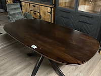 Eetkamertafel alexandra deens ovaal 160cm, mango, japandi - afbeelding 1 van  5