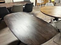 Eetkamertafel alexandra deens ovaal 160cm, mango, japandi - afbeelding 2 van  5