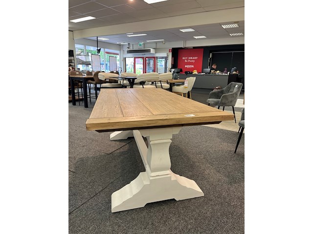 Eetkamertafel amanda grenen 200cm, ibiza stijl - afbeelding 2 van  8