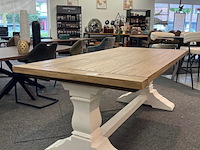 Eetkamertafel amanda grenen 200cm, ibiza stijl - afbeelding 4 van  8