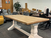 Eetkamertafel amanda grenen 200cm, ibiza stijl - afbeelding 5 van  8