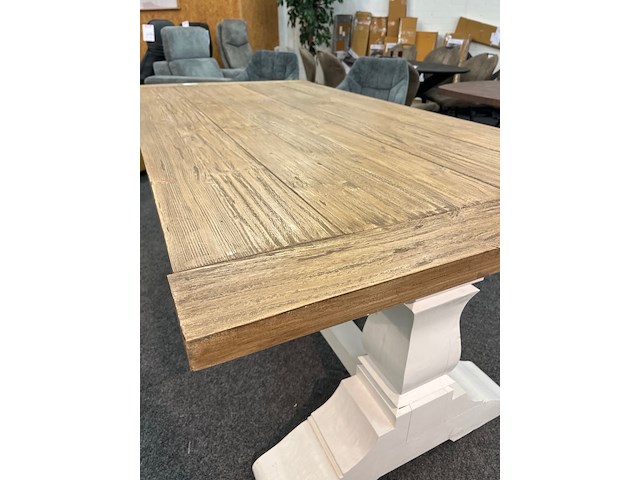 Eetkamertafel amanda grenen 200cm, ibiza stijl - afbeelding 6 van  8