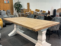Eetkamertafel amanda grenen 200cm, ibiza stijl - afbeelding 7 van  8