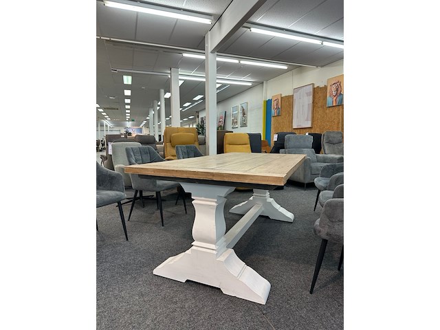 Eetkamertafel amanda grenen 200cm, ibiza stijl - afbeelding 8 van  8