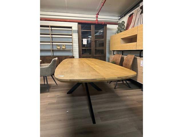 Eetkamertafel ben 280cm, wildeboer, naturel - afbeelding 1 van  5