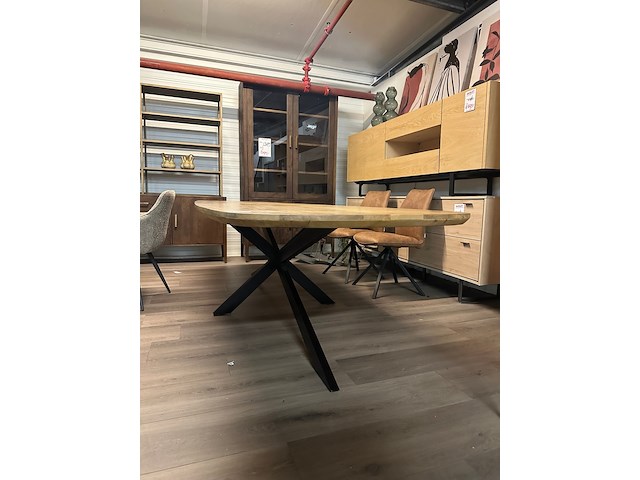 Eetkamertafel ben 280cm, wildeboer, naturel - afbeelding 2 van  5