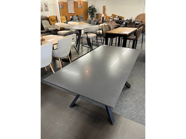 Eetkamertafel berlijn 180cm, antraciet - afbeelding 1 van  5