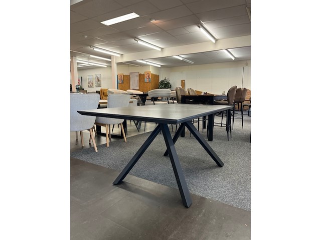 Eetkamertafel berlijn 180cm, antraciet - afbeelding 2 van  5