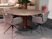Eetkamertafel bree's new world, steely, thunder/antraciet