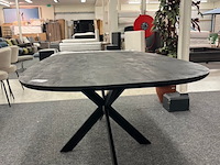 Eetkamertafel bremen mango 200cm, zwart - afbeelding 3 van  6