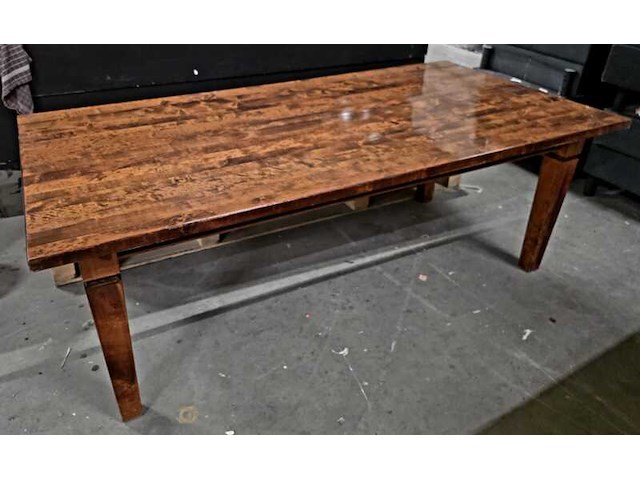 Eetkamertafel, bruin - afbeelding 1 van  2