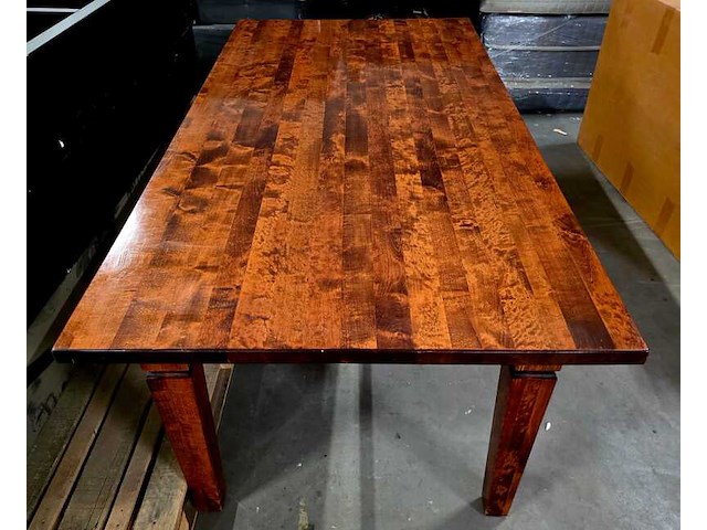 Eetkamertafel, bruin - afbeelding 2 van  2